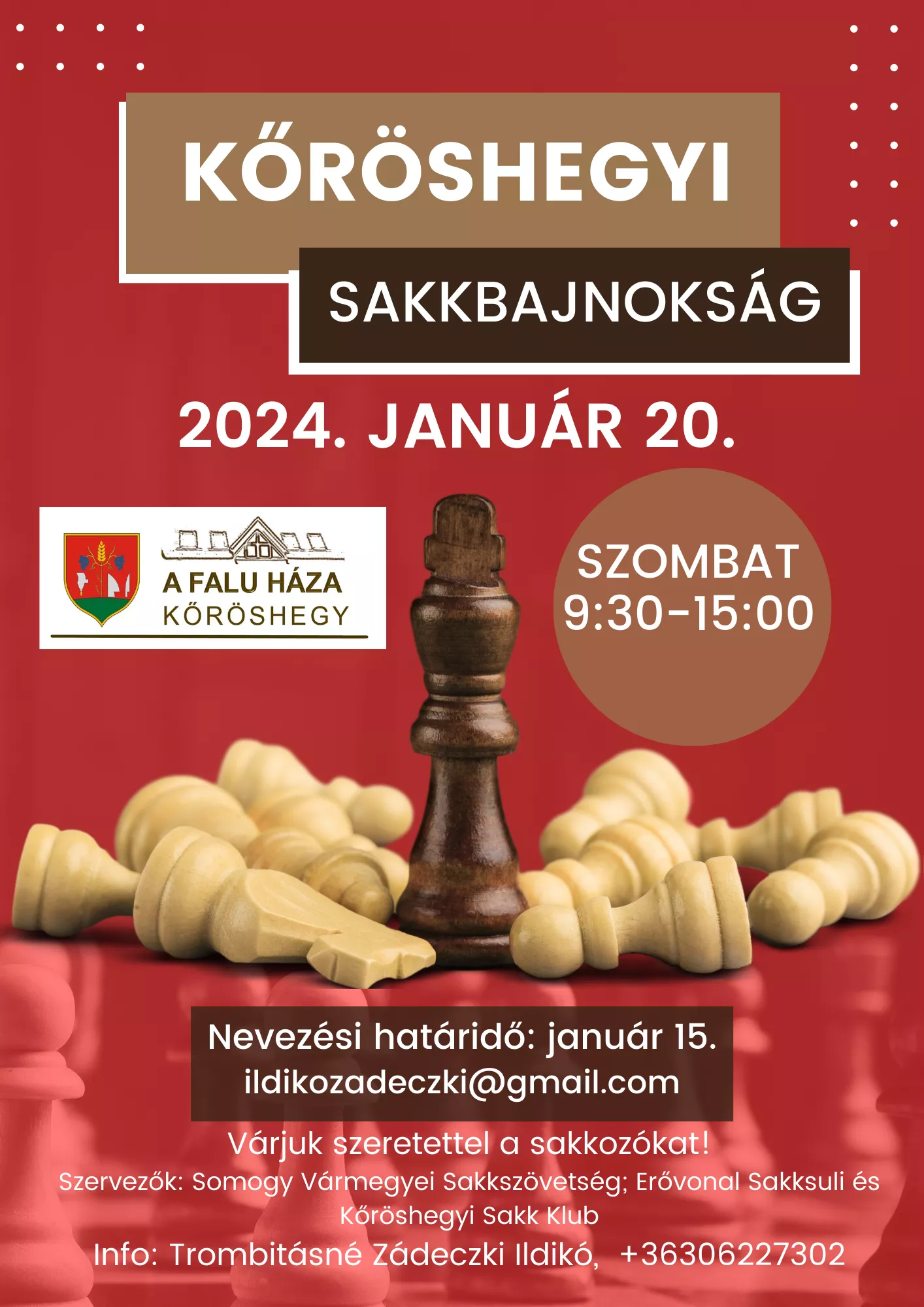 Sakkbajnokság Kőröshegyen